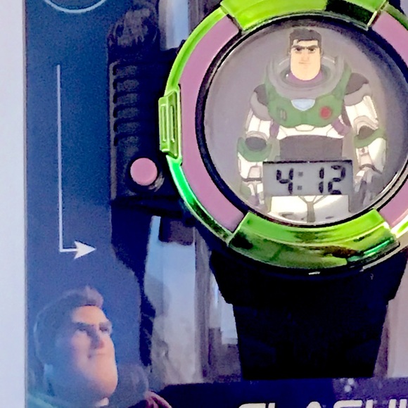 NIB Toy Story BUZZ LIGHTYEAR LCD Watch with Flashlight - Disney Pixar - Picture 9 of 11